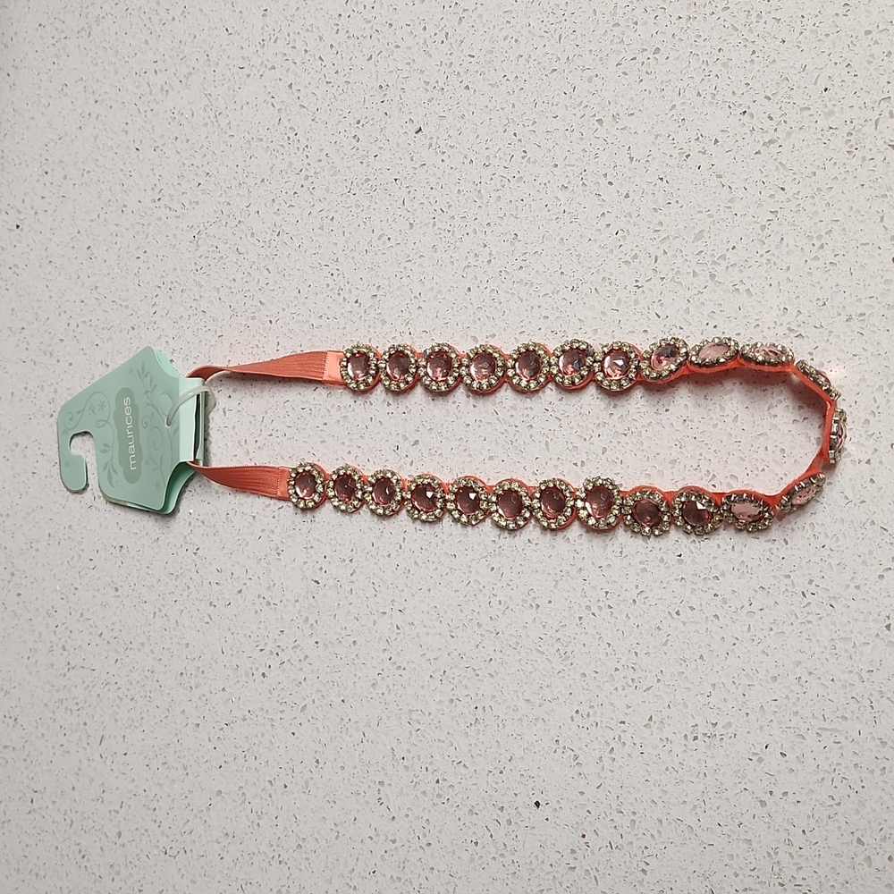 Maurices NWT Coral Bling Fashion Stretch Headband